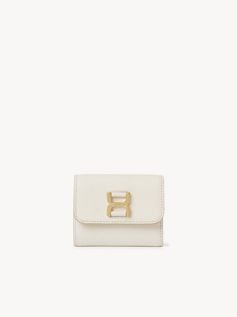 MISTY IVORY Chloe Marcie Small Tri-fold Compact Wallets | CHE-SR14295