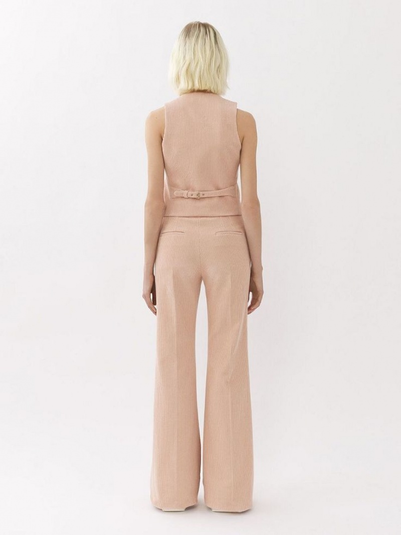 Misty Pink Chloe Tailored Pants | CHE-SR14005