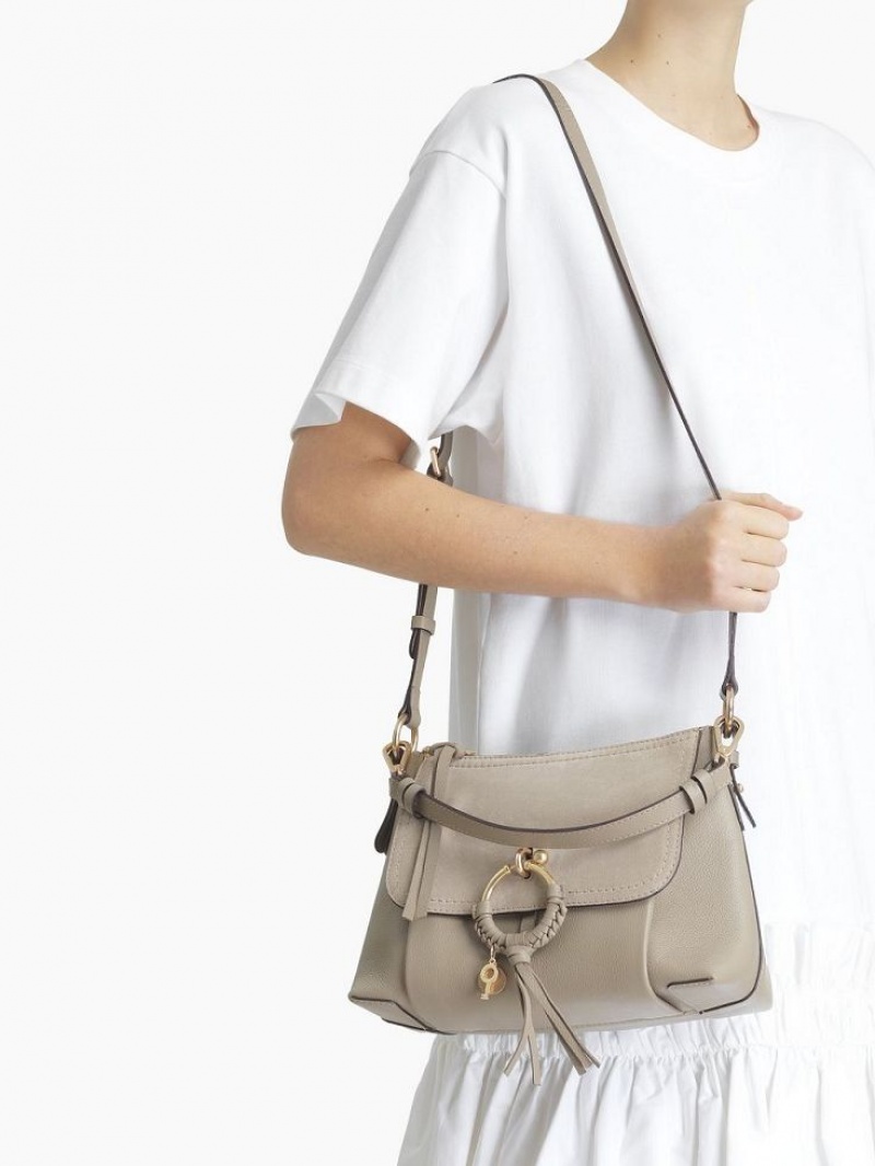 Motty Grey Chloe Joan Small Shoulder Bags | CHE-SR14678