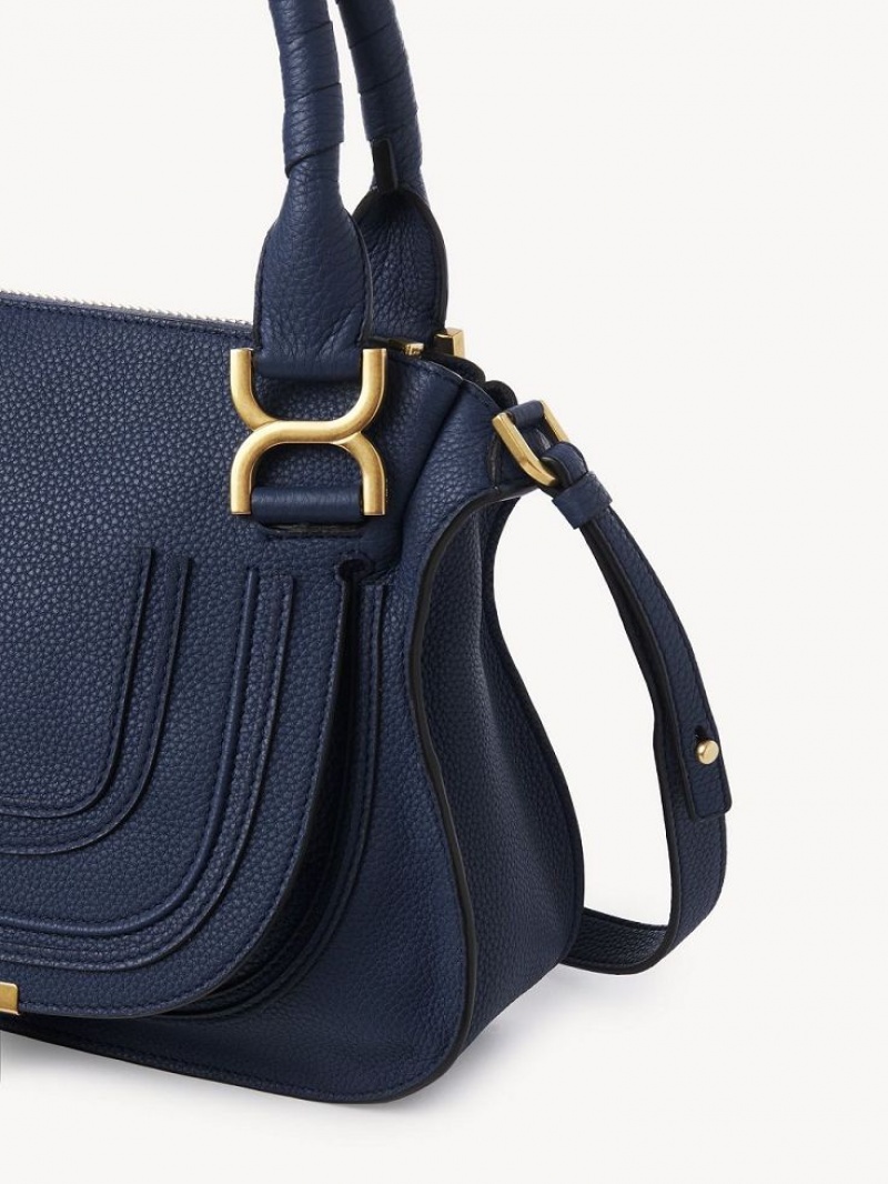 Navy Chloe Marcie Small Double Carry Crossbody Bags | CHE-SR13484