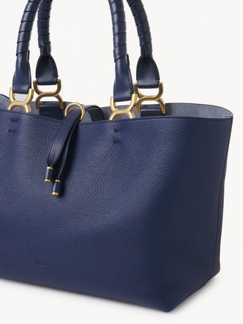 Night Blue Chloe Marcie Small Tote Bags | CHE-SR13334