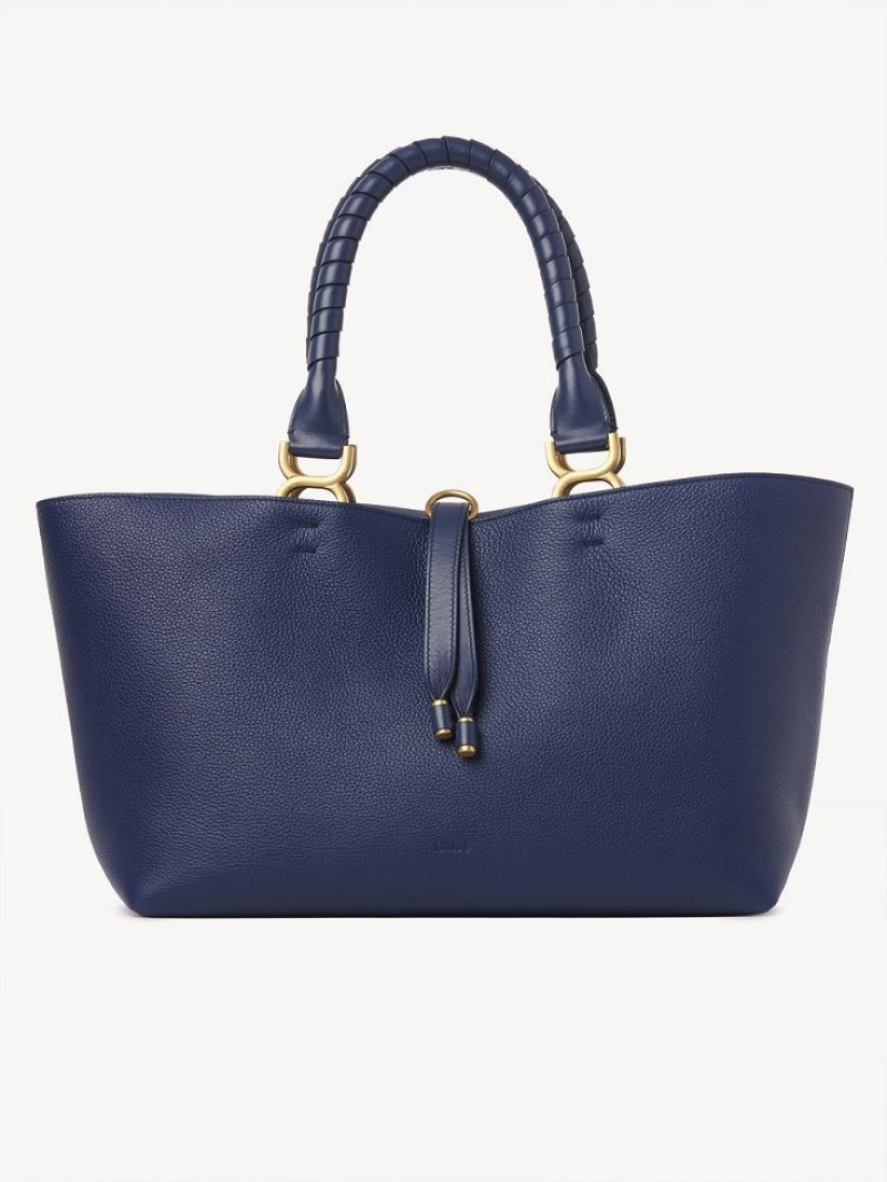 Night Blue Chloe Marcie Small Tote Bags | CHE-SR13334