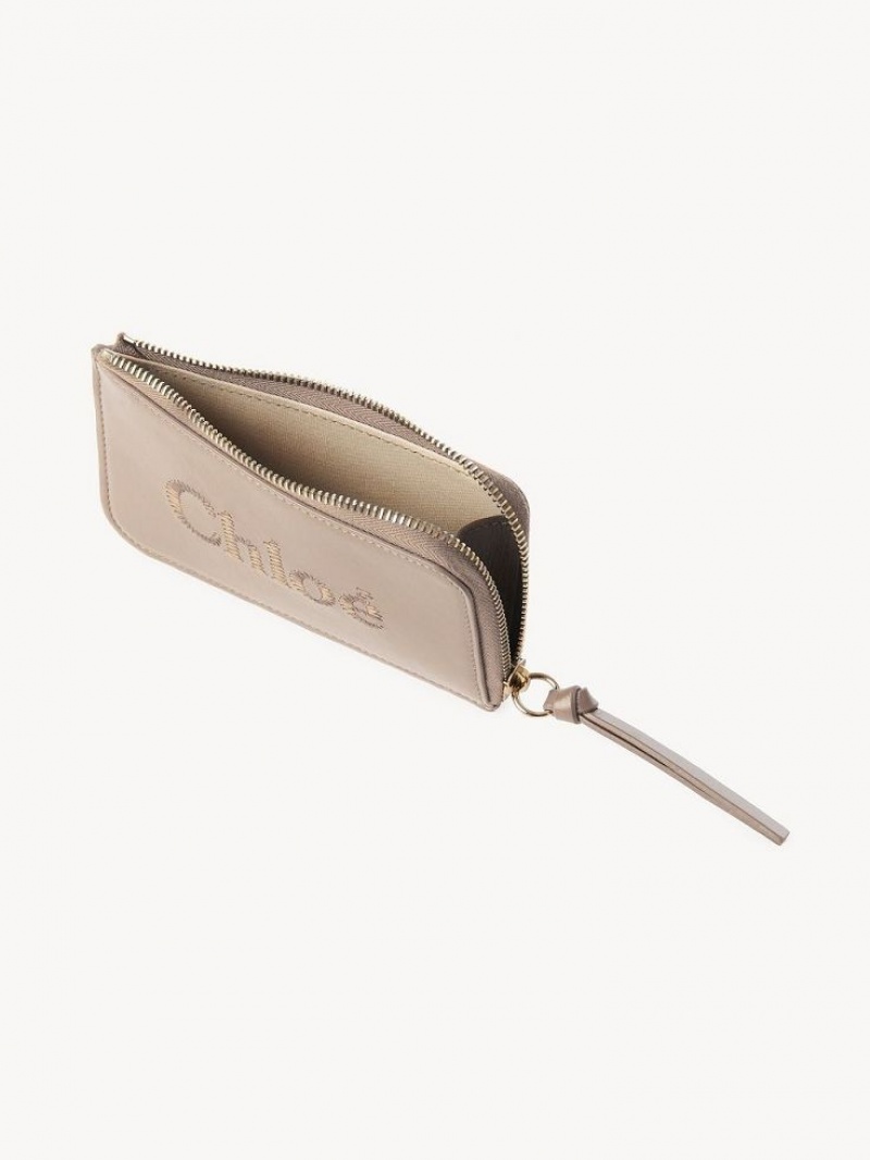 Nomad Beige Chloe Sense Small Coin Purses | CHE-SR14322