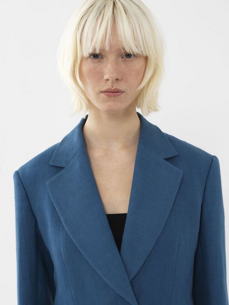 OPAL BLUE Chloe Tailored Jackets | CHE-SR13794