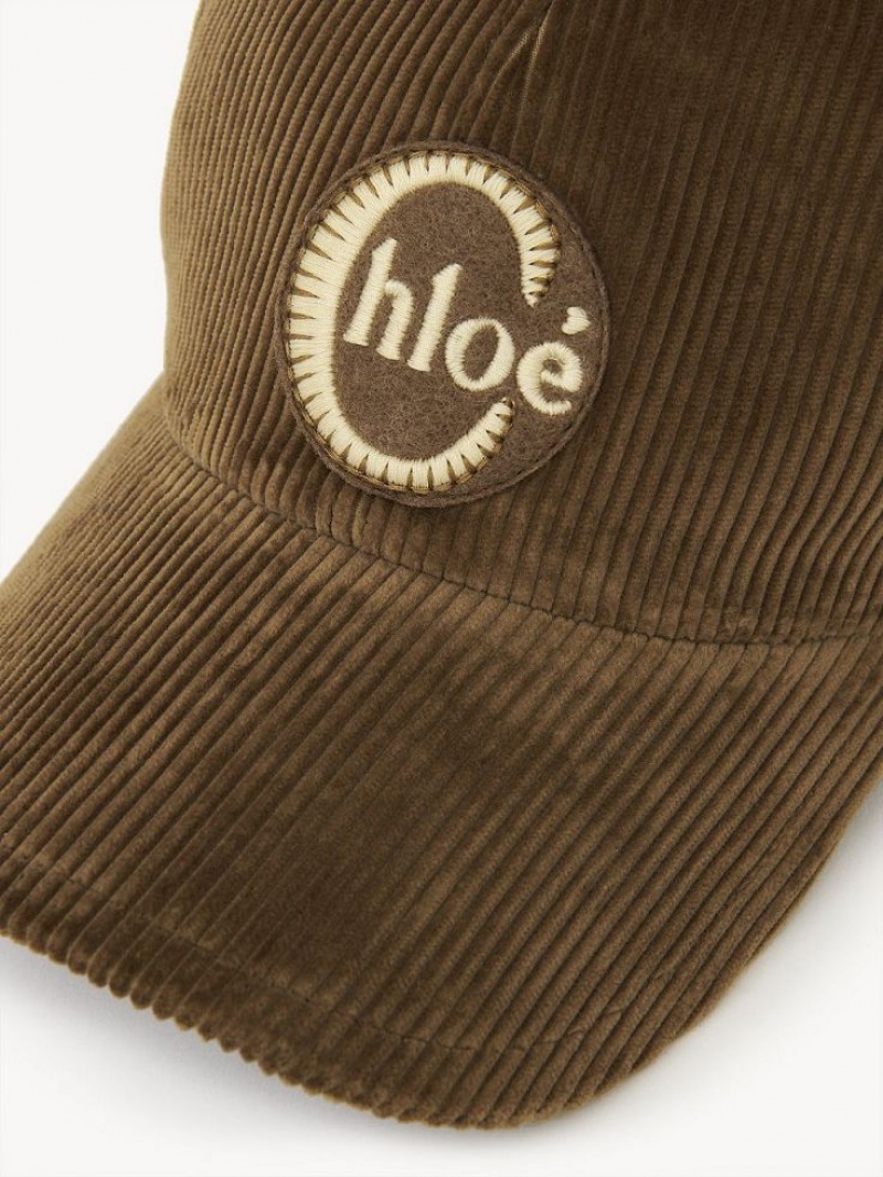 Olive Brown Chloe Swing Caps | CHE-SR14469