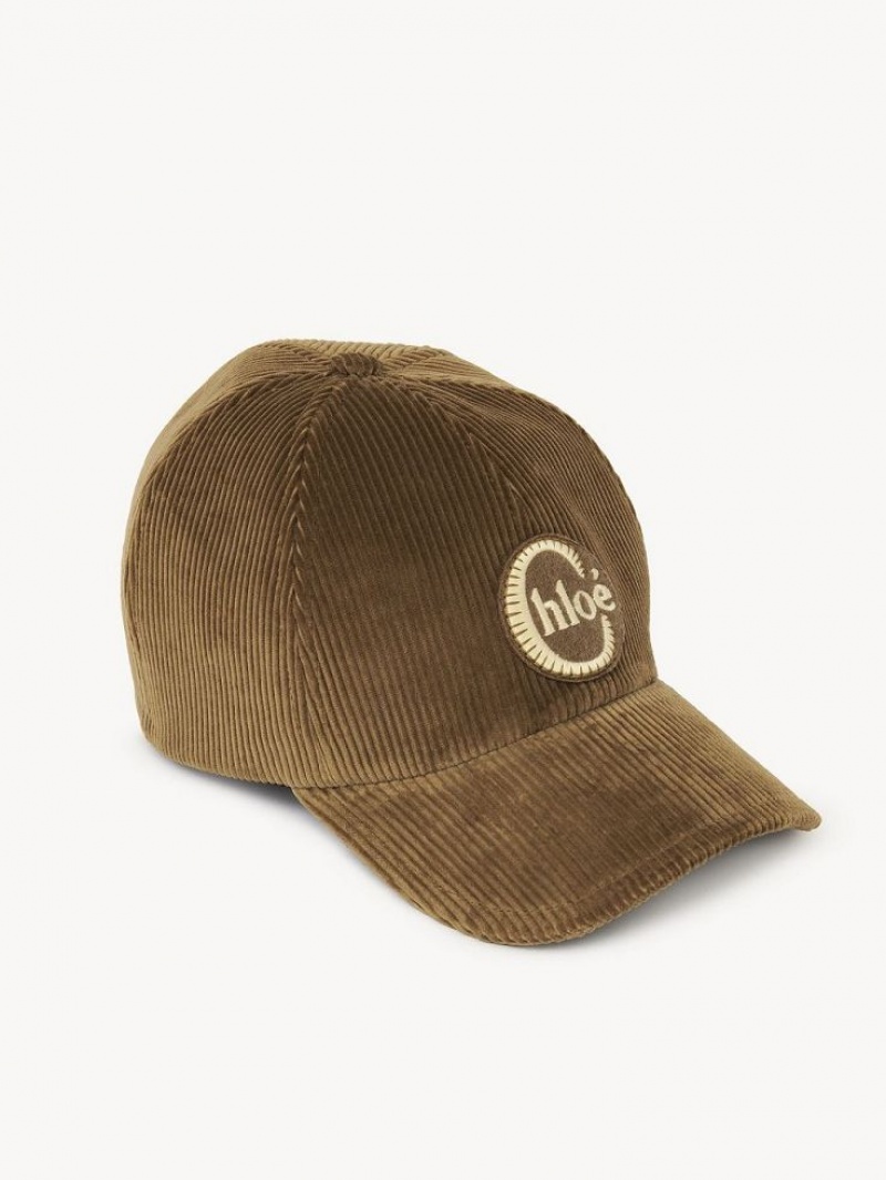 Olive Brown Chloe Swing Caps | CHE-SR14469