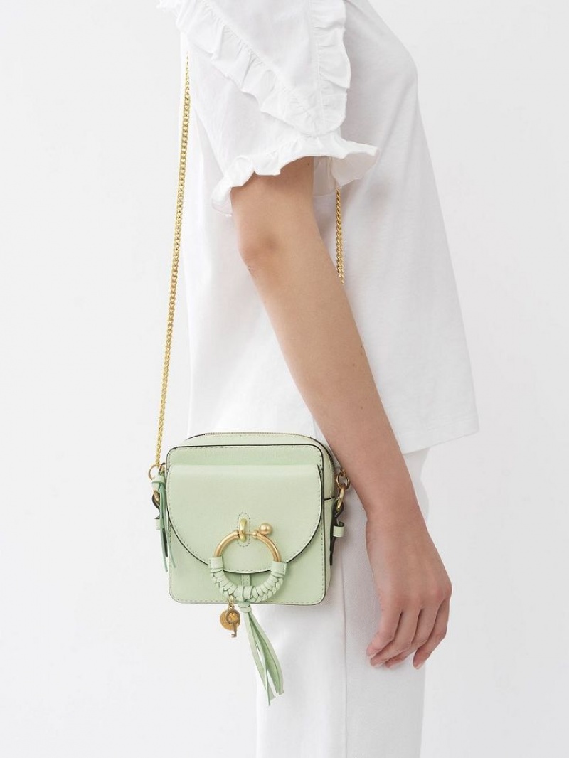 PASTEL GREEN Chloe Joan Camera Mini Bags | CHE-SR14782