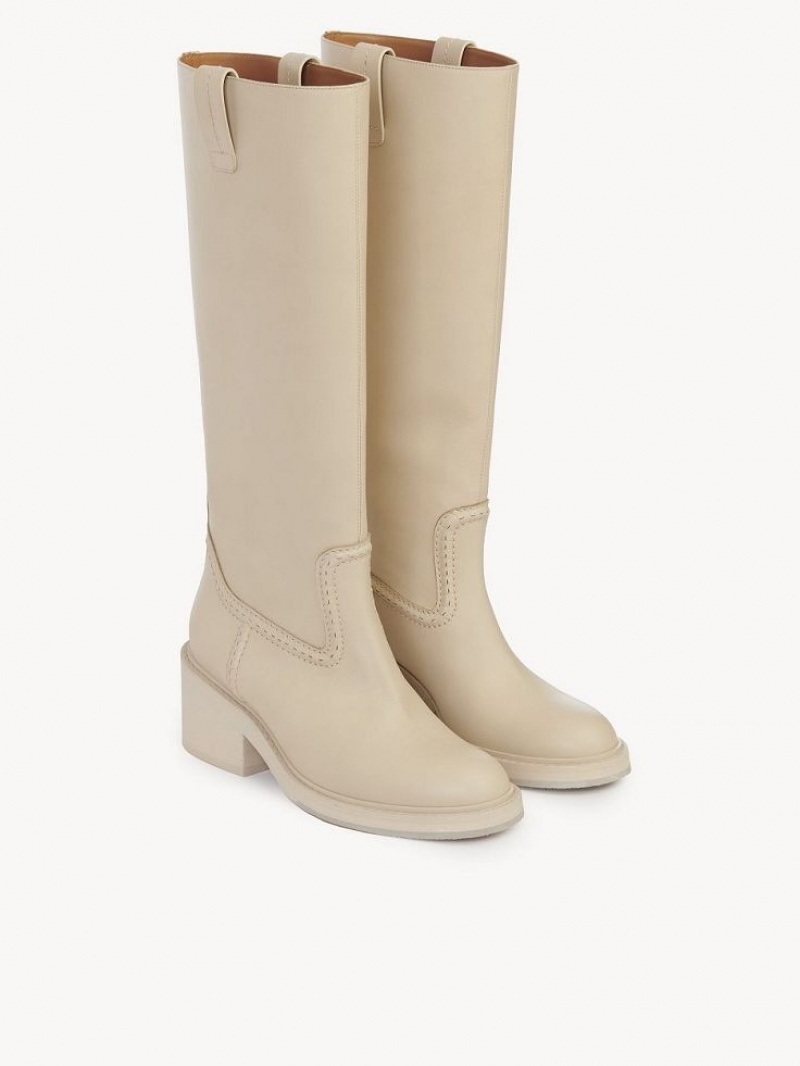 PEARLY GREY Chloe Mallo High Boots | CHE-SR14221