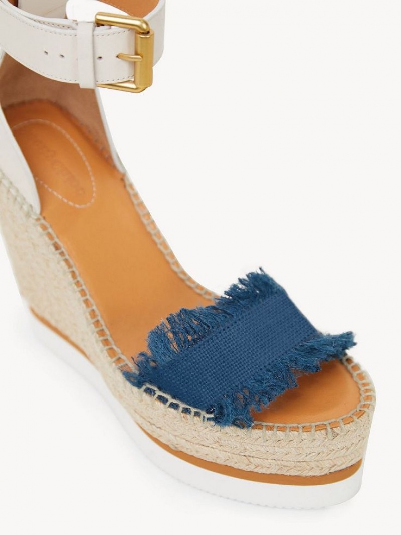 PETROL Chloe Glyn Fringed Espadrille Wedge | CHE-SR14827