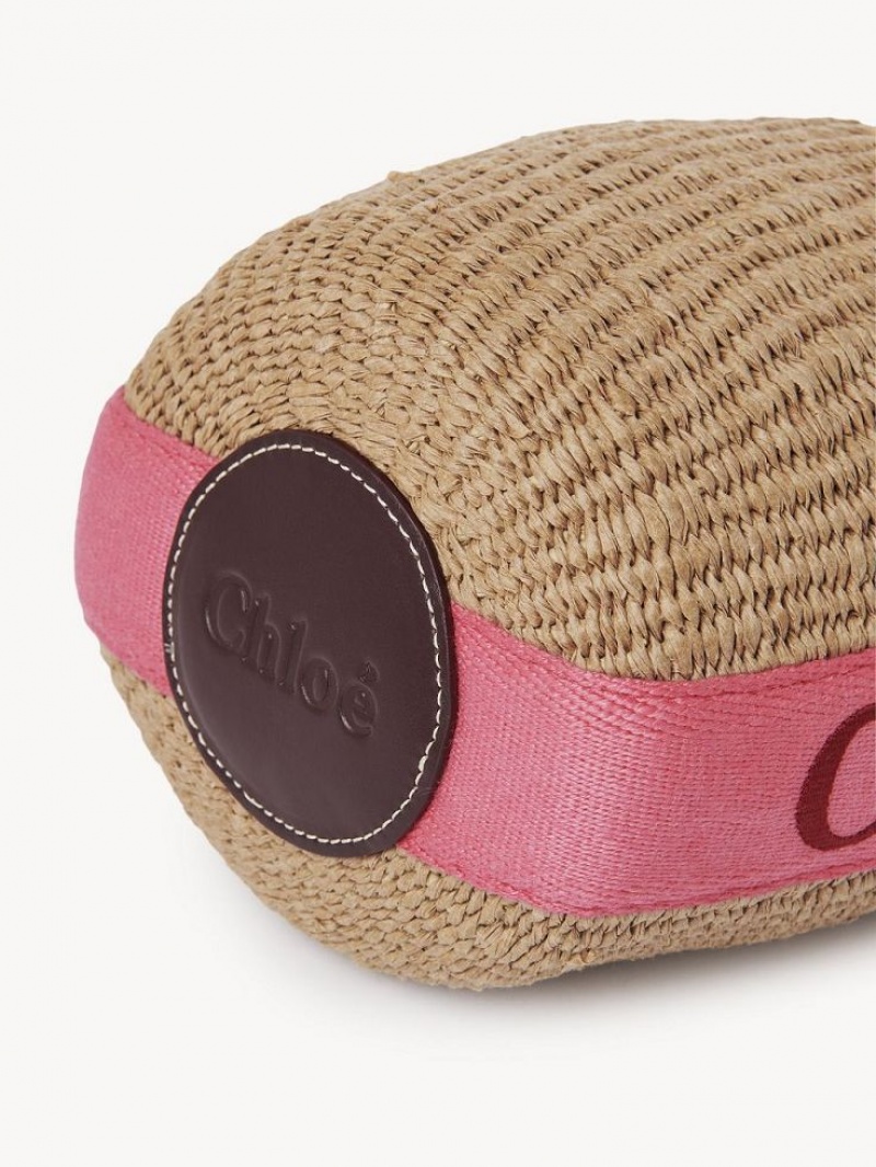 PINK - RED 1 Chloe Small Woody Baskets | CHE-SR13652