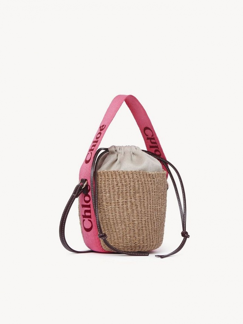 PINK - RED 1 Chloe Small Woody Baskets | CHE-SR13652