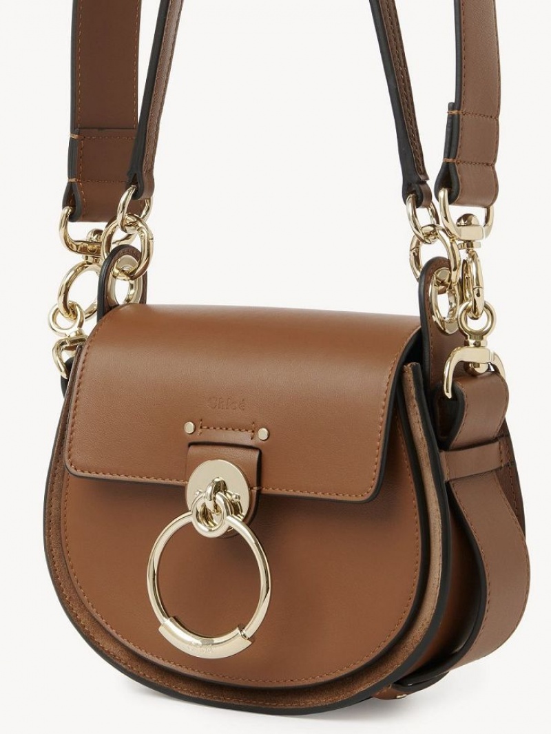 POTTERY BROWN Chloe Small Tess Crossbody Bags | CHE-SR13578