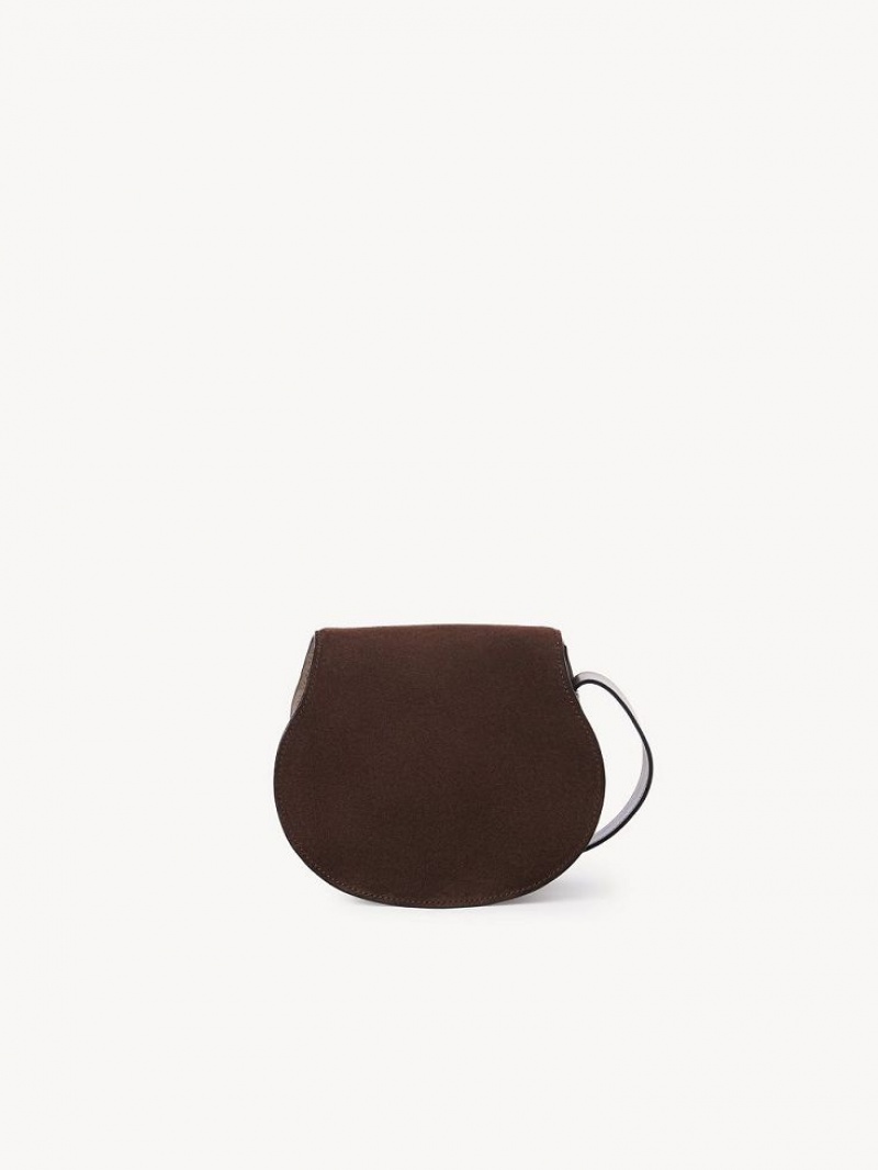 PURE BROWN Chloe Marcie Small Crossbody Bags | CHE-SR13510