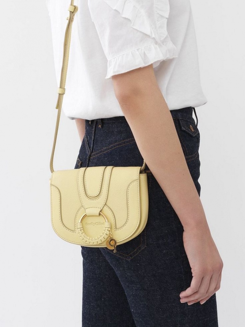 PURE YELLOW Chloe Hana Mini Bags | CHE-SR14786