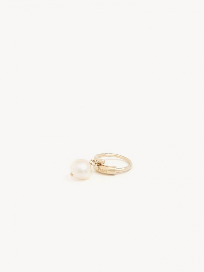 Pearl Chloe Darcey Baroque Rings | CHE-SR14392