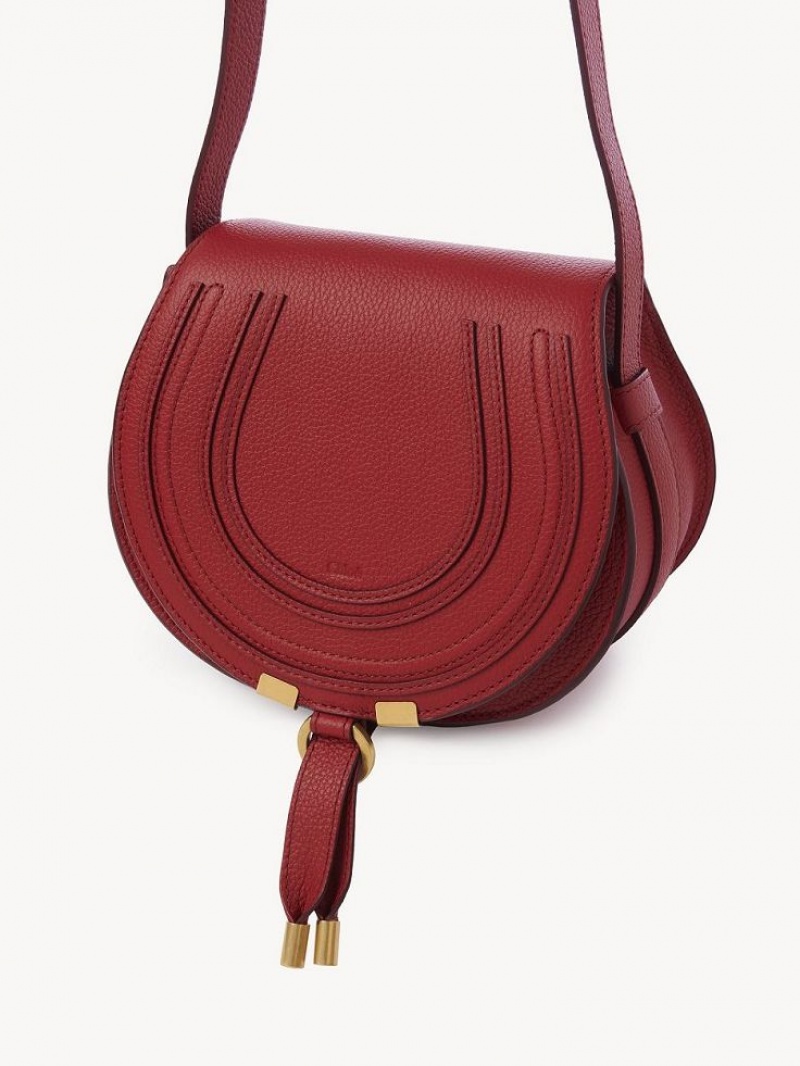 REDDISH PINK Chloe Marcie Small Crossbody Bags | CHE-SR13534