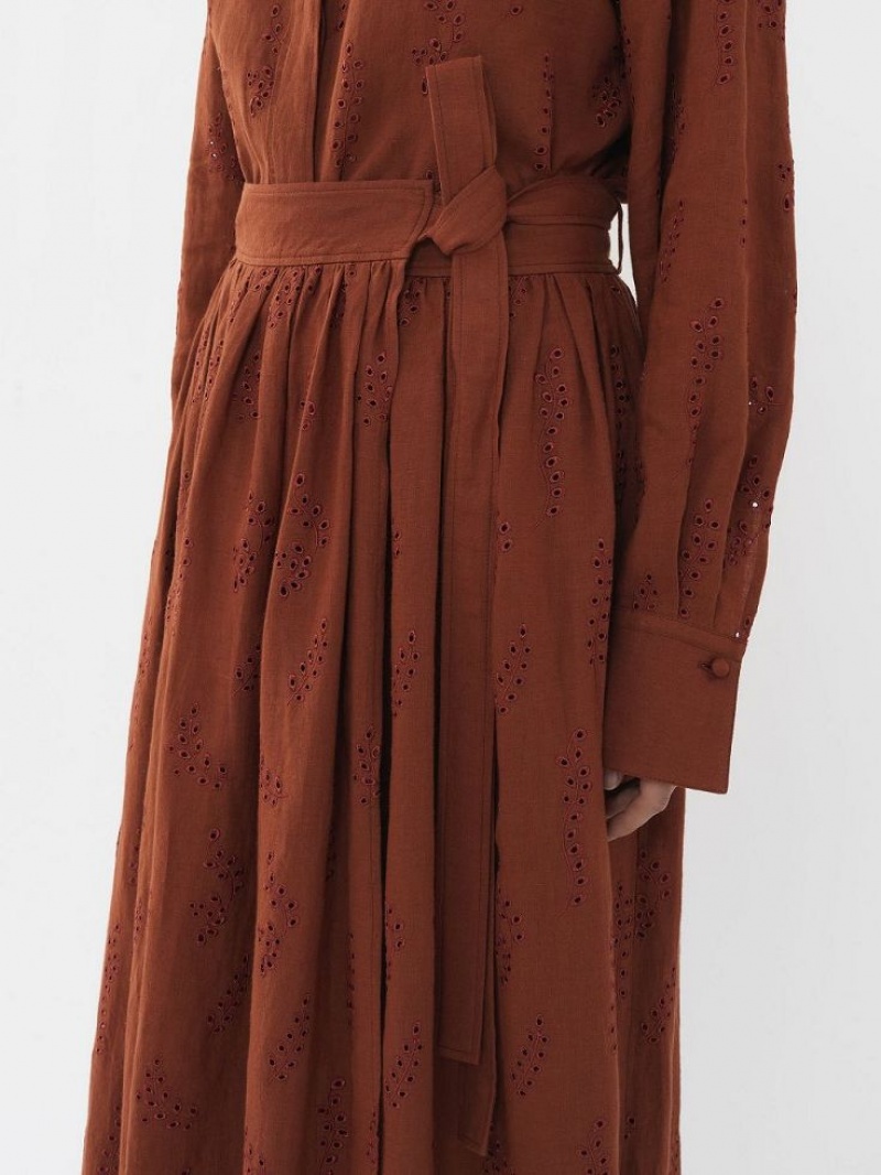 Red Ochre Chloe X Eres Paloma Long Wrap Skirts | CHE-SR14082