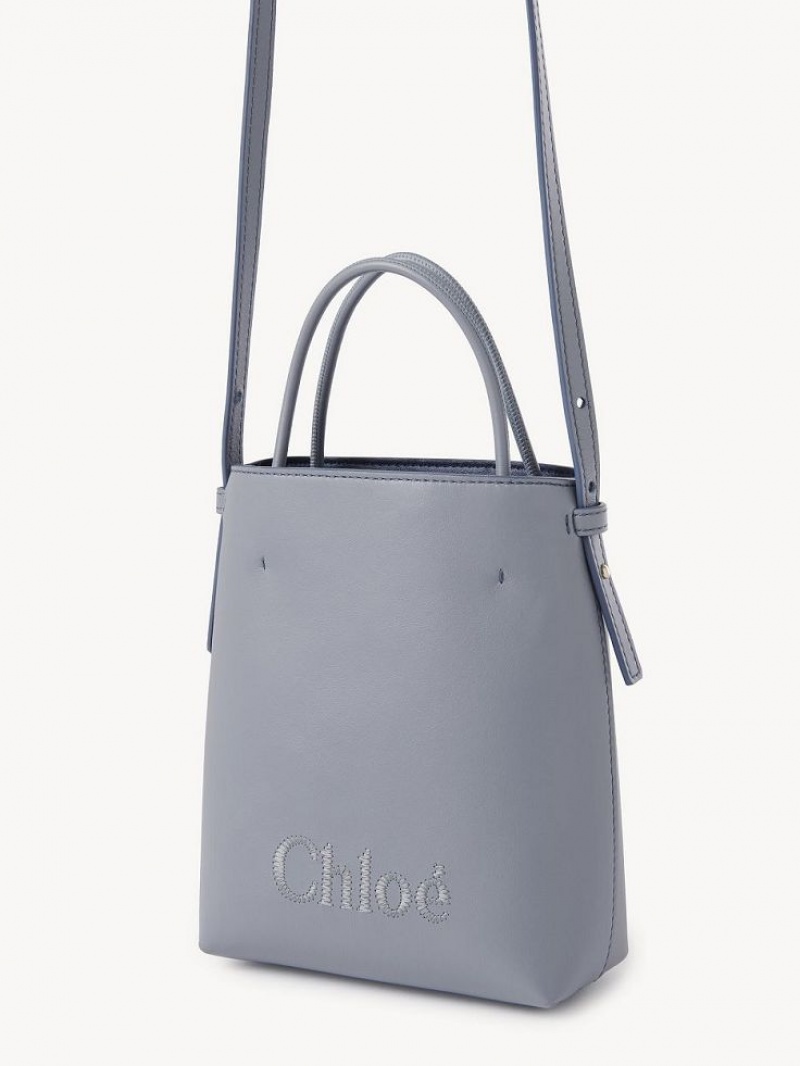 STORM BLUE Chloe Sense Tote Mini Bags | CHE-SR13733