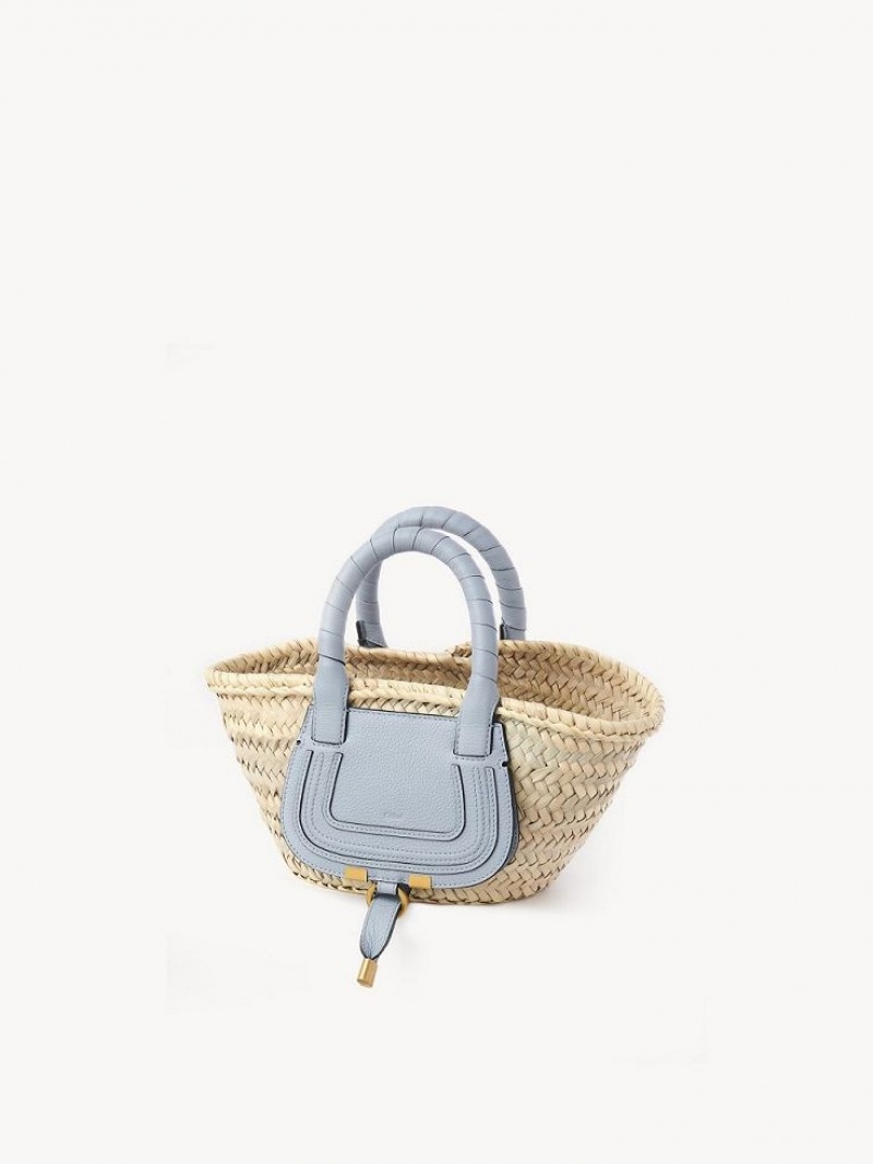 Shady Blue Chloe Marcie Basket Mini Bags | CHE-SR13661