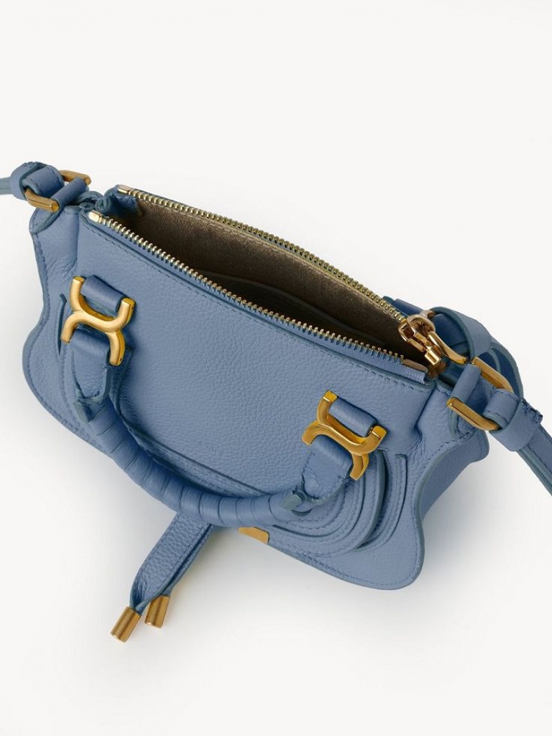 Shady Cobalt Chloe Marcie Mini Double Carry Crossbody Bags | CHE-SR13563