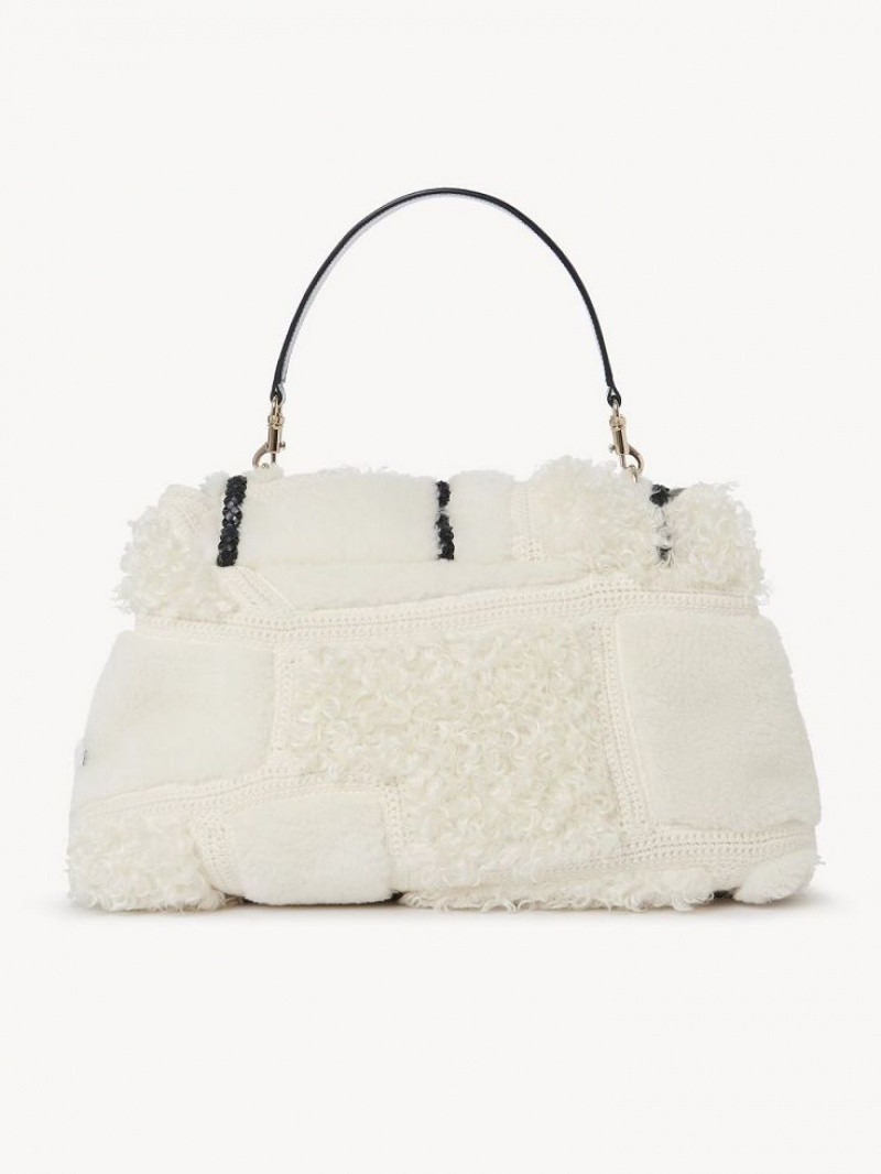 Snow White Chloe Penelope Large Soft Shoulder Bags | CHE-SR13442