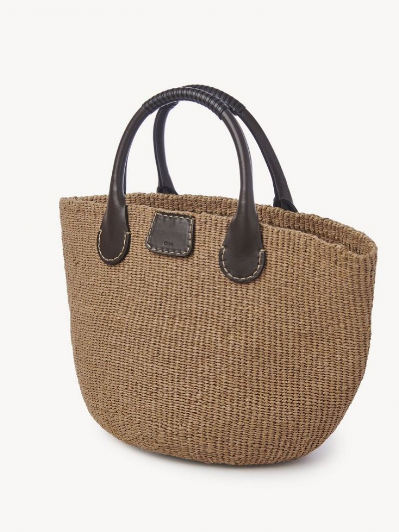 Somber Brown Chloe X Eres Palma Large Baskets | CHE-SR13640