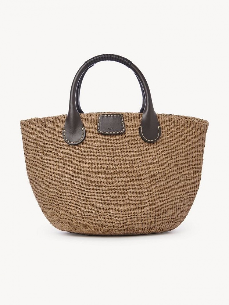 Somber Brown Chloe X Eres Palma Large Baskets | CHE-SR13640