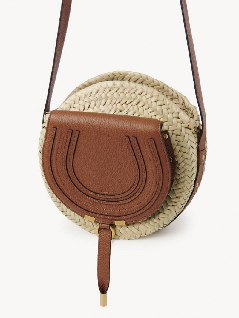 Tan Chloe Marcie Cross-body Baskets | CHE-SR13639