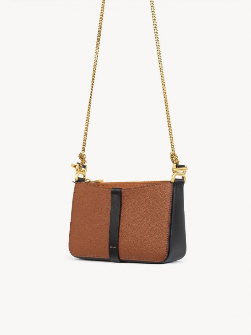 Tan Chloe Marcie Pouch On Chain Mini Bags | CHE-SR13703