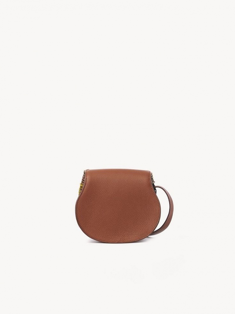 Tan Chloe Marcie Small Saddle Mini Bags | CHE-SR13664