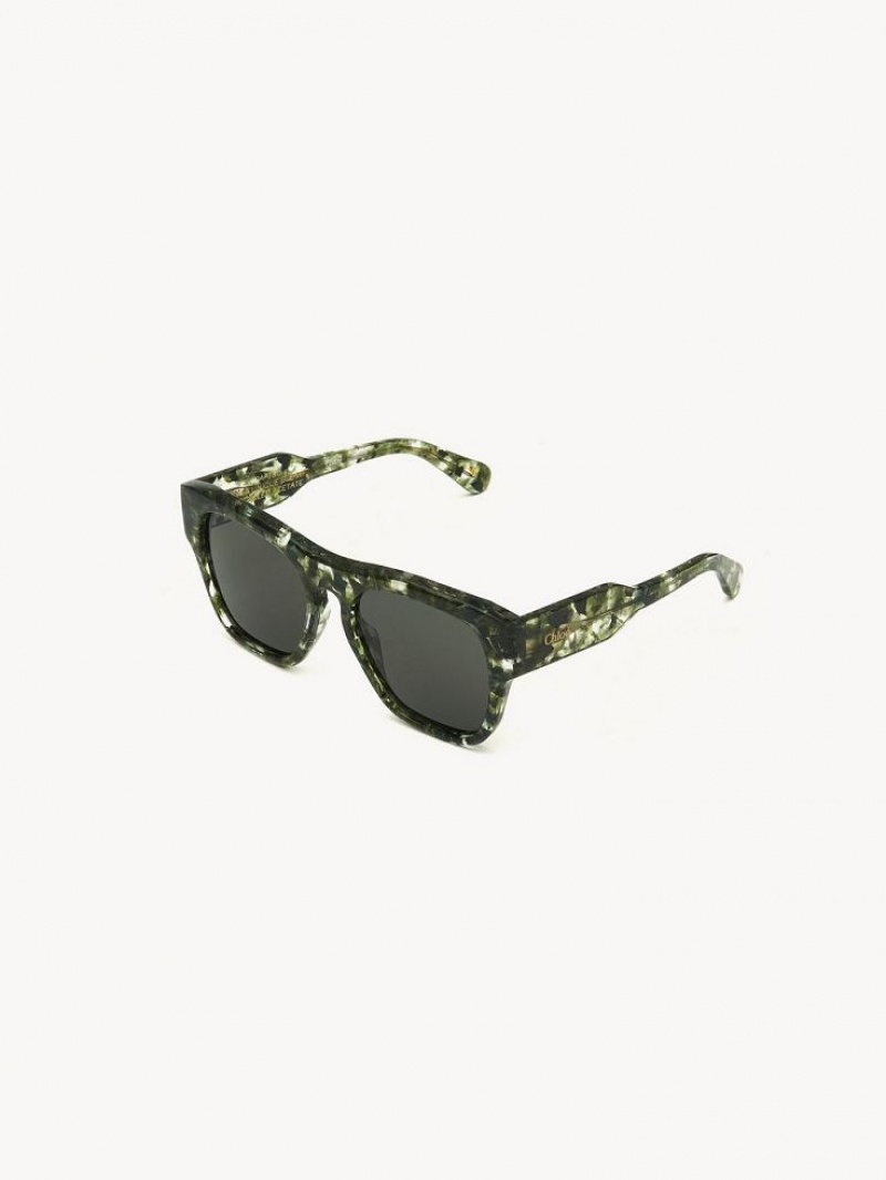 VEGETAL GREEN Chloe Gayia Sunglasses | CHE-SR14580