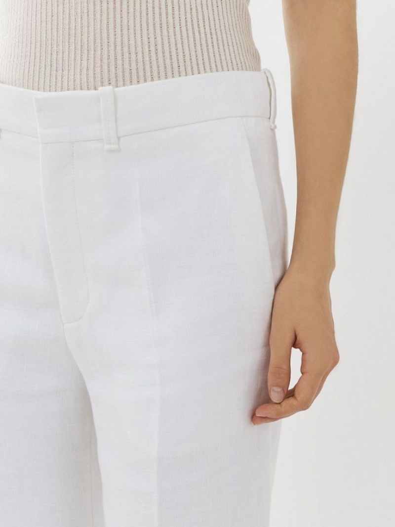 White Chloe Flared Pants | CHE-SR13980