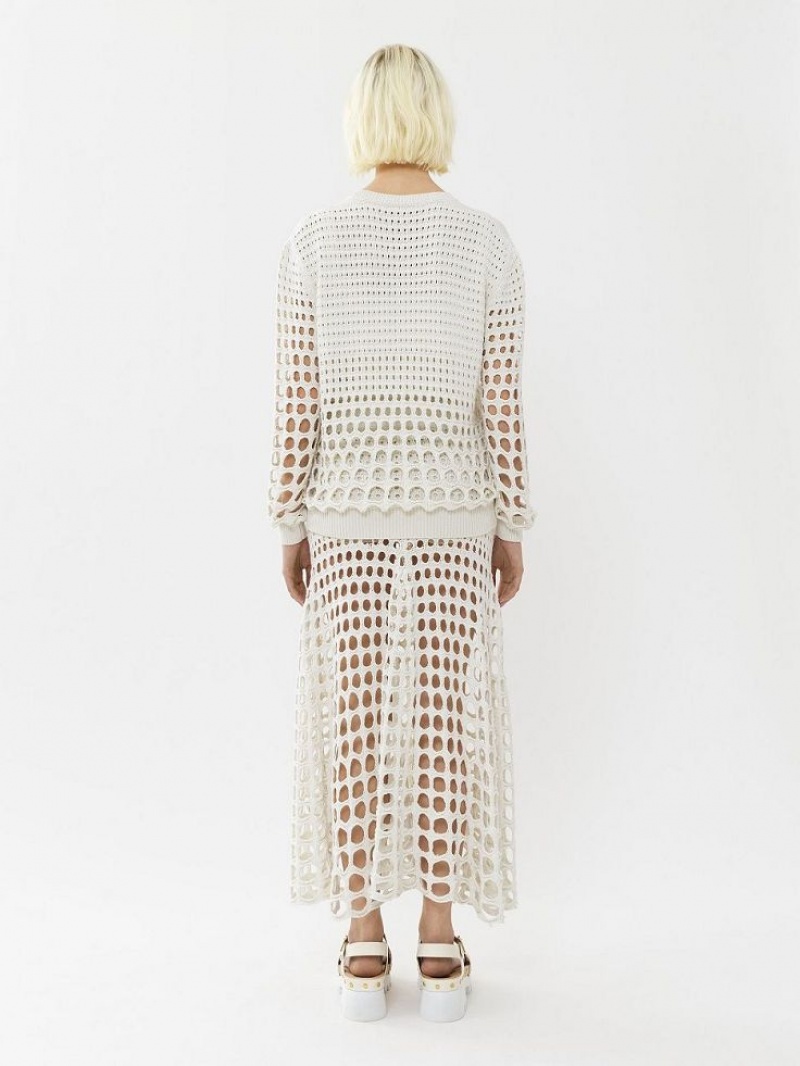 White Chloe Generous Knitwear | CHE-SR13931