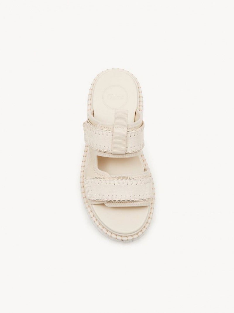 White Chloe Lilli Sporty Mule | CHE-SR14160