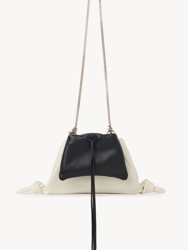 White - Black 1 Chloe Arlène Pouch Mini Bags | CHE-SR13739